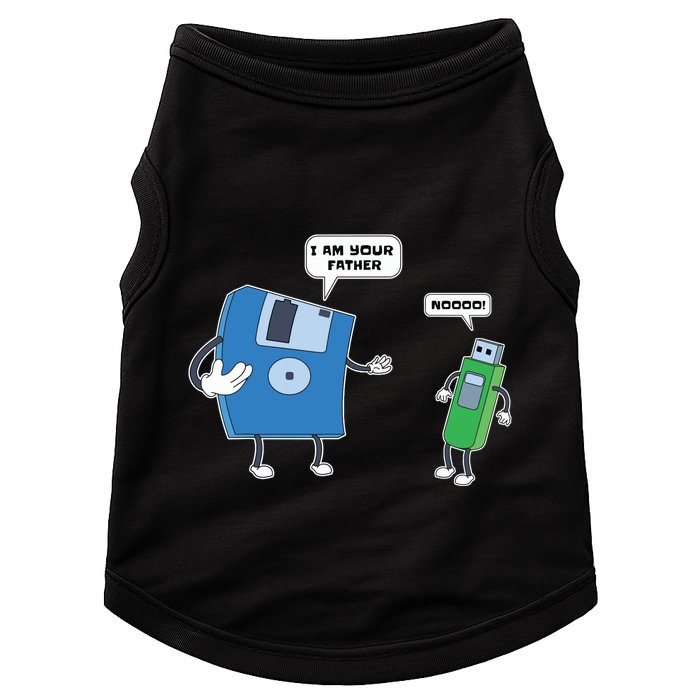 Computer Engineering Father Son Floppy Disk Engineer Doggie Tank