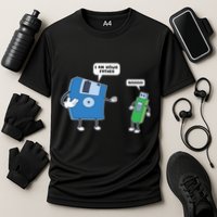 Computer Engineering Father Son Floppy Disk Engineer Performance Shirt