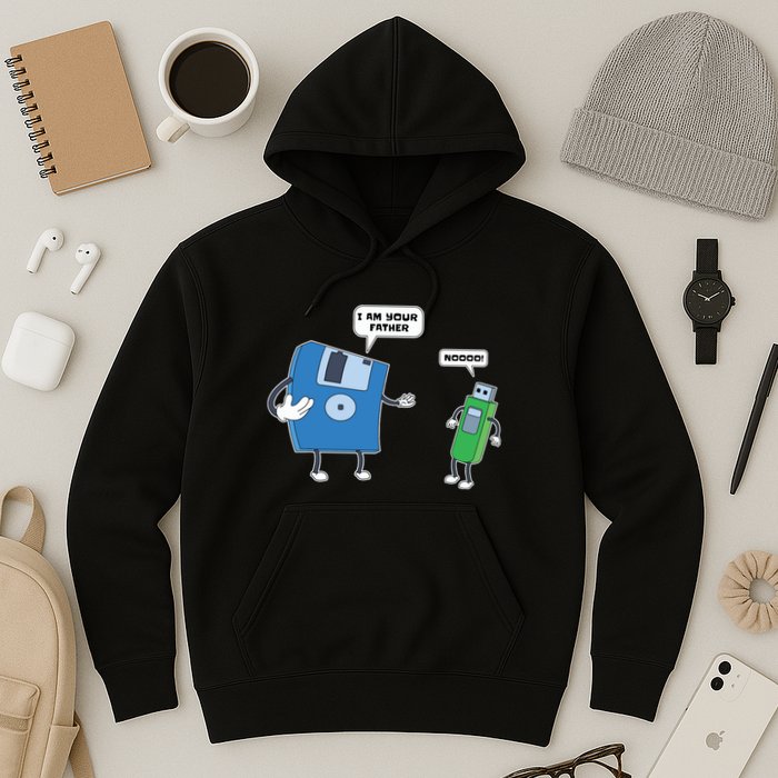 Computer Engineering Father Son Floppy Disk Engineer Hoodie