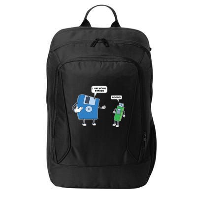 Computer Engineering Father Son Floppy Disk Engineer City Backpack