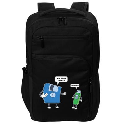 Computer Engineering Father Son Floppy Disk Engineer Impact Tech Backpack