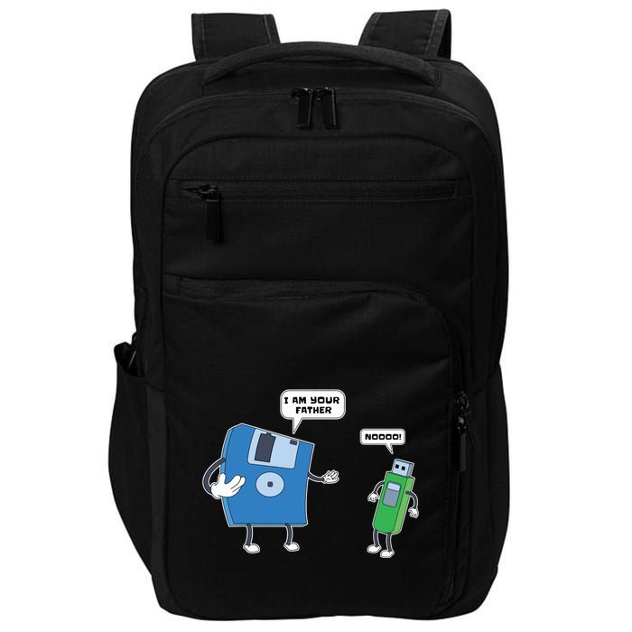 Computer Engineering Father Son Floppy Disk Engineer Impact Tech Backpack