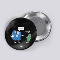 Computer Engineering Father Son Floppy Disk Engineer Button
