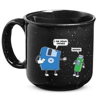 Computer Engineering Father Son Floppy Disk Engineer 15oz Campfire Ceramic Mug