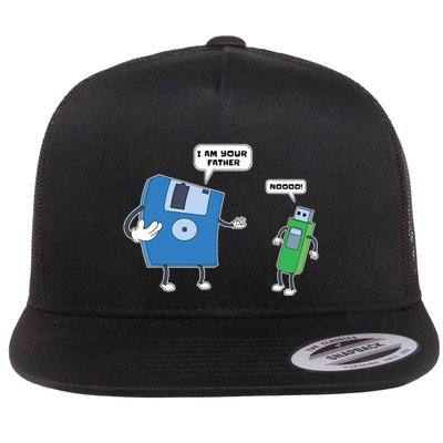 Computer Engineering Father Son Floppy Disk Engineer Flatbill Hat