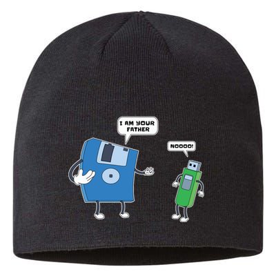 Computer Engineering Father Son Floppy Disk Engineer Sustainable Beanie