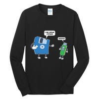 Computer Engineering Father Son Floppy Disk Engineer Tall Long Sleeve T-Shirt