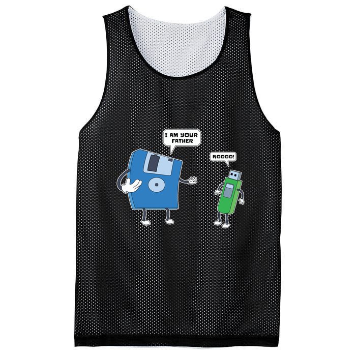 Computer Engineering Father Son Floppy Disk Engineer Mesh Reversible Basketball Jersey Tank
