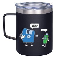 Computer Engineering Father Son Floppy Disk Engineer 12oz Stainless Steel Coffee Mug