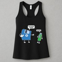 Computer Engineering Father Son Floppy Disk Engineer Womens Tank Top