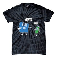 Computer Engineering Father Son Floppy Disk Engineer Tie-Dye T-Shirt