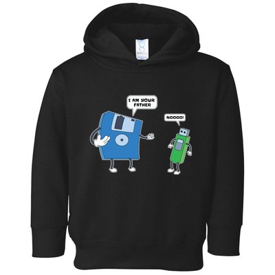 Computer Engineering Father Son Floppy Disk Engineer Toddler Hoodie