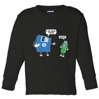 Computer Engineering Father Son Floppy Disk Engineer Toddler Long Sleeve Shirt