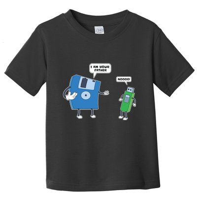 Computer Engineering Father Son Floppy Disk Engineer Toddler T-Shirt