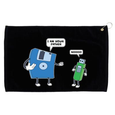 Computer Engineering Father Son Floppy Disk Engineer Grommeted Golf Towel