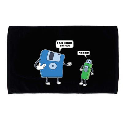Computer Engineering Father Son Floppy Disk Engineer Microfiber Hand Towel