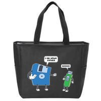 Computer Engineering Father Son Floppy Disk Engineer Zip Tote Bag