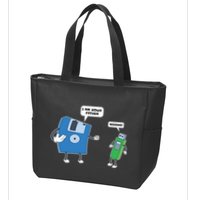 Computer Engineering Father Son Floppy Disk Engineer Zip Tote Bag