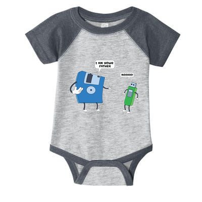 Computer Engineering Father Son Floppy Disk Engineer Infant Baby Jersey Bodysuit