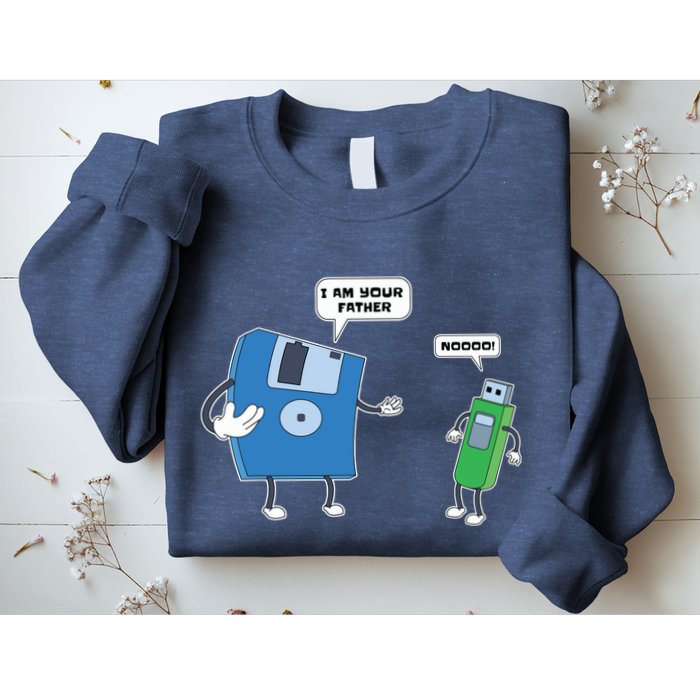 Computer Engineering Father Son Floppy Disk Engineer Sweatshirt
