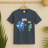 Computer Engineering Father Son Floppy Disk Engineer T-Shirt