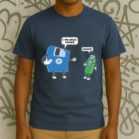 Computer Engineering Father Son Floppy Disk Engineer T-Shirt