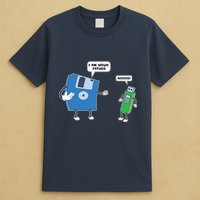 Computer Engineering Father Son Floppy Disk Engineer T-Shirt