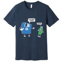 Computer Engineering Father Son Floppy Disk Engineer Premium T-Shirt