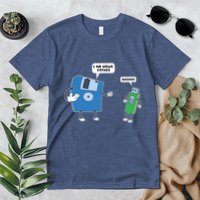 Computer Engineering Father Son Floppy Disk Engineer Premium T-Shirt