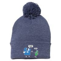 Computer Engineering Father Son Floppy Disk Engineer Pom Pom 12in Knit Beanie