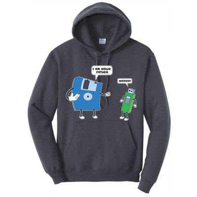 Computer Engineering Father Son Floppy Disk Engineer Tall Hoodie