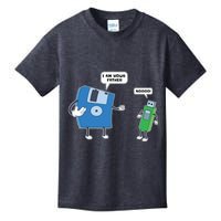 Computer Engineering Father Son Floppy Disk Engineer Kids T-Shirt