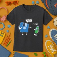 Computer Engineering Father Son Floppy Disk Engineer Kids T-Shirt
