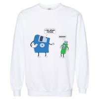 Computer Engineering Father Son Floppy Disk Engineer Garment-Dyed Sweatshirt