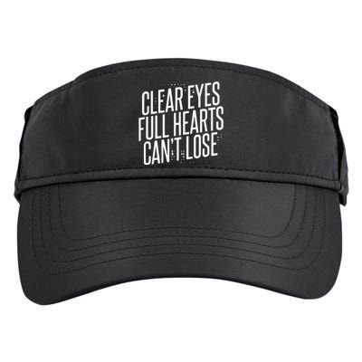 Clear Eyes Full Hearts CanT Lose Adult Drive Performance Visor