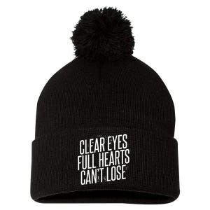 Clear Eyes Full Hearts CanT Lose Pom Pom 12in Knit Beanie