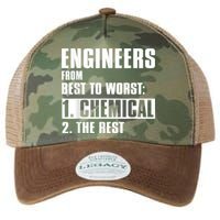 Chemical Engineer Funny Engineers From Best To Worst Legacy Tie Dye Trucker Hat