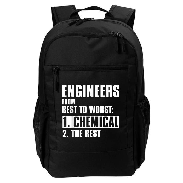 Chemical Engineer Funny Engineers From Best To Worst Backpack
