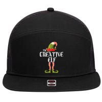 Creative Elf Family Matching 7 Panel Mesh Trucker Snapback Hat