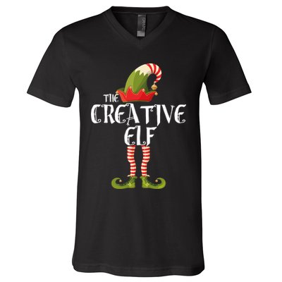 Creative Elf Family Matching V-Neck T-Shirt