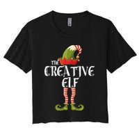 Creative Elf Family Matching Women's Crop Top Tee