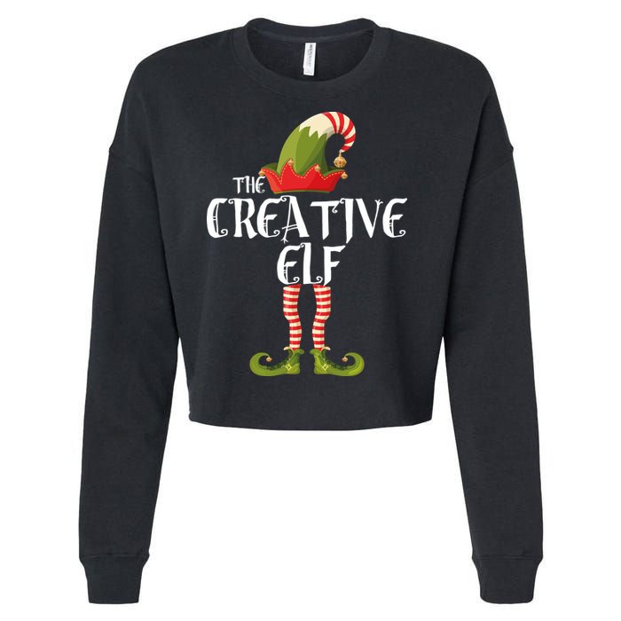 Creative Elf Family Matching Cropped Pullover Crew