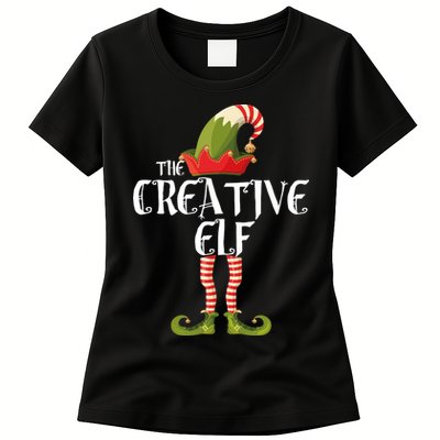 Creative Elf Family Matching Womens T-Shirt