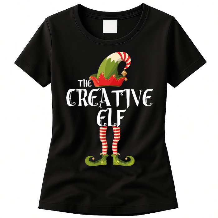 Creative Elf Family Matching Womens T-Shirt