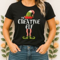 Creative Elf Family Matching Womens T-Shirt