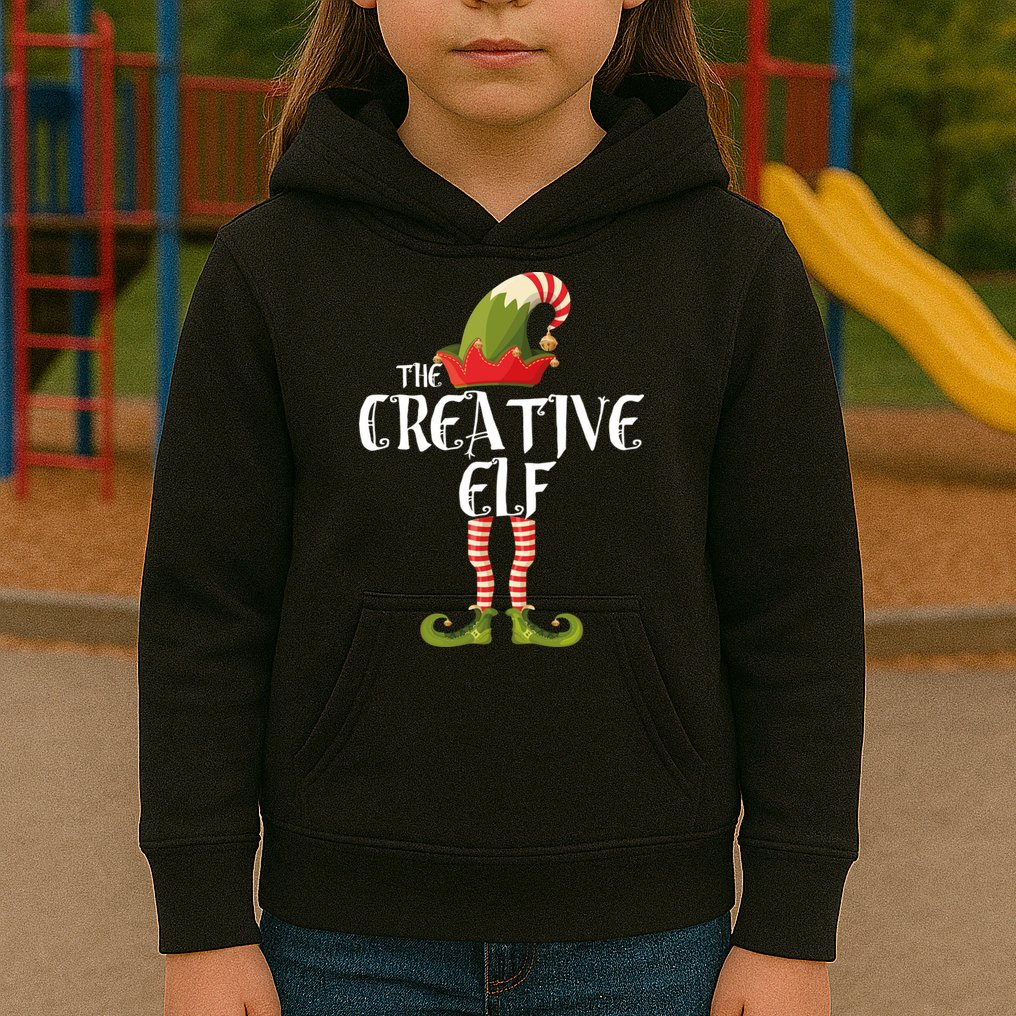 Creative Elf Family Matching Kids Hoodie