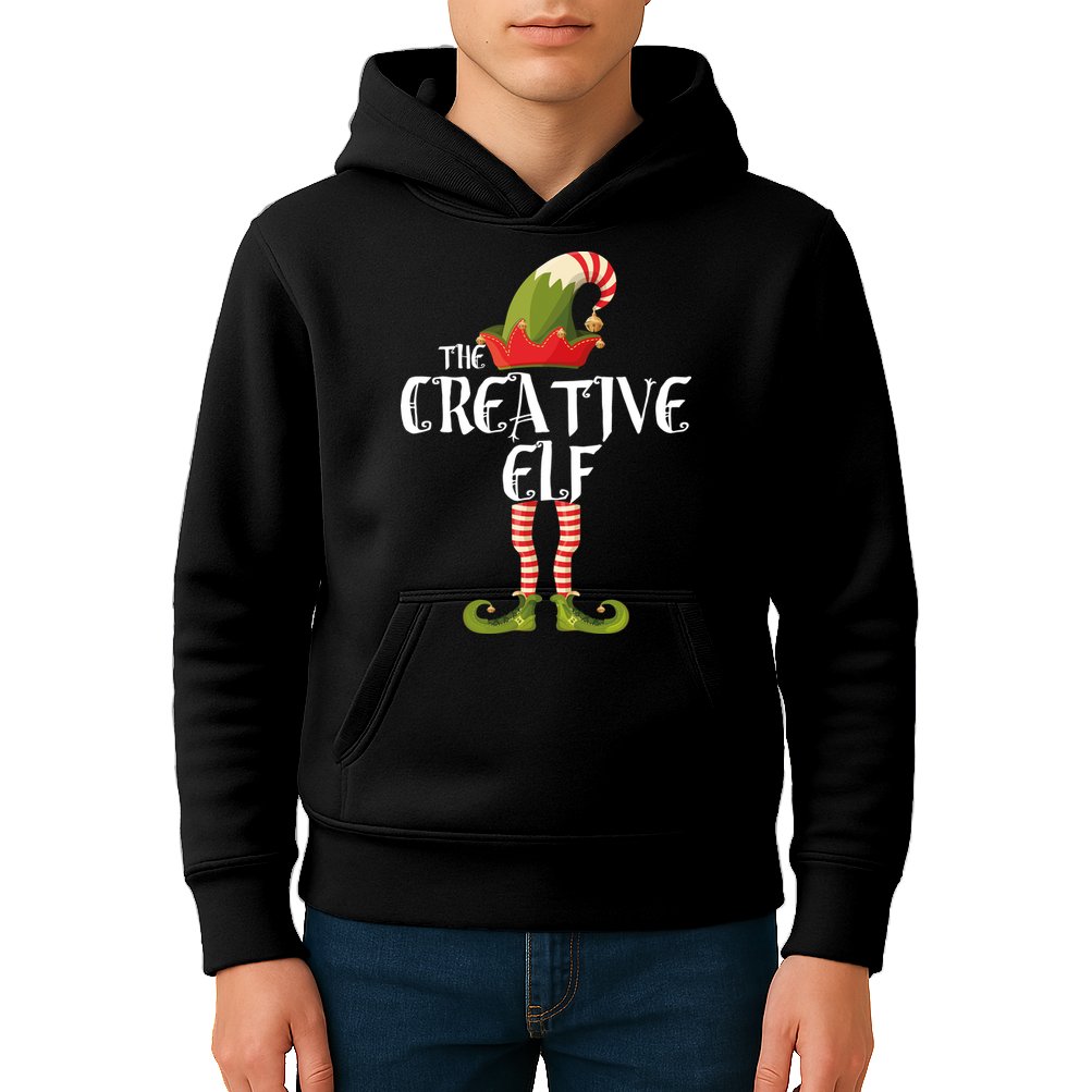 Creative Elf Family Matching Kids Hoodie