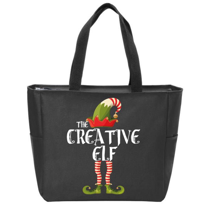 Creative Elf Family Matching Zip Tote Bag