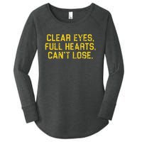 Clear Eyes Full Hearts Can't Lose Funny Sayings Women's Perfect Tri Tunic Long Sleeve Shirt