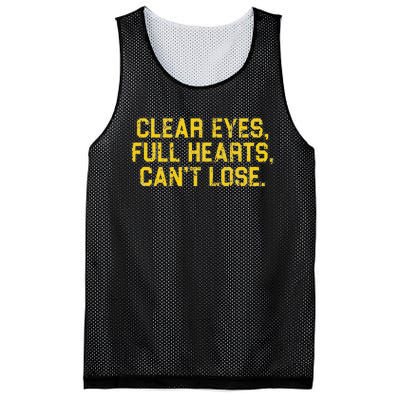 Clear Eyes Full Hearts Can't Lose Funny Sayings Mesh Reversible Basketball Jersey Tank